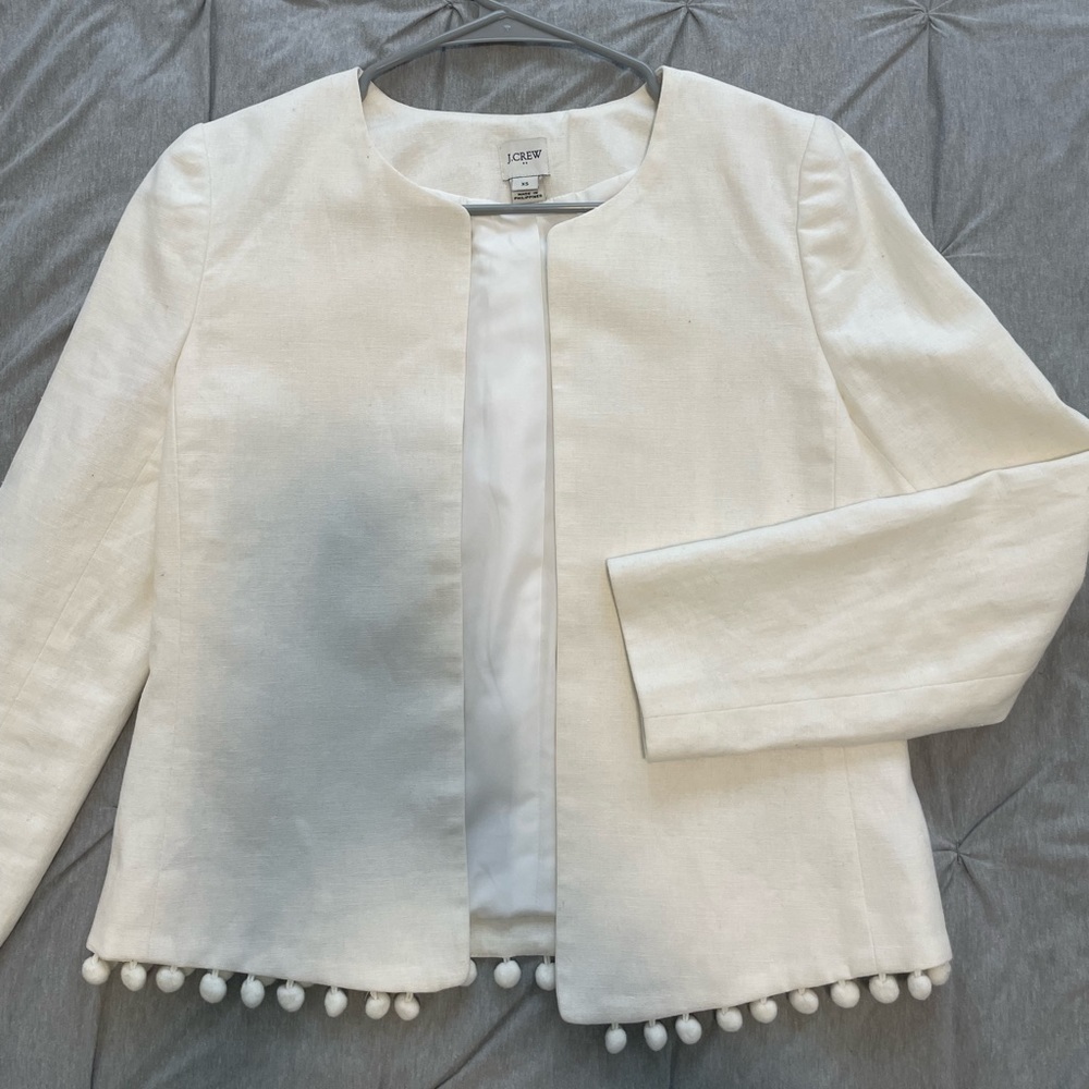 White J Crew blazer